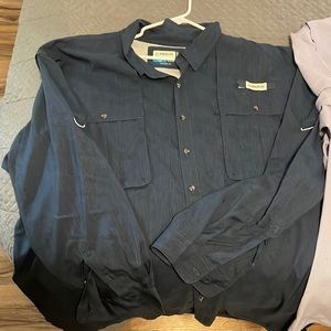 3 long sleeve Magellan PFG style button downs